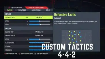 fifa 23 custom tactics 442
