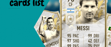 FIFA 23 icons cards list